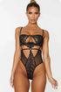 Lace Hollow out Bodysuit Jade