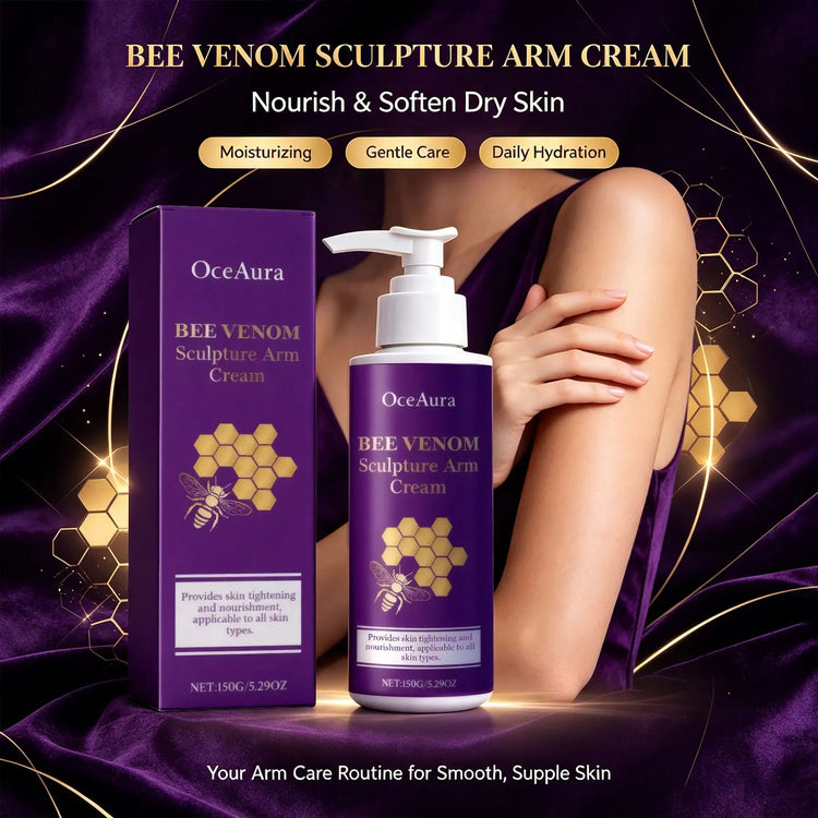 Bee Venom Sculpture Arm Cream Firming Anti-Sagging Arm Lotion Deep Hydrate Rough Dry Arm Skin Body Sculpting Massage Cream Khamik Shop Online