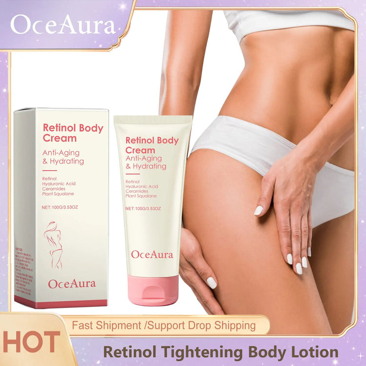 Retinol Tightening Body Lotion Anti-Wrinkle Repair Improve Sagging Skin Remove Cellulite Nourish Lift Firming Moisturizing Cream Khamik Shop Online