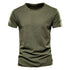 100% Cotton Men T-shirt Casual Soft Fitness Summer Thin T-shirts Men&
