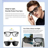Lenovo AI Smart Glasses 8K HD Photochromic Multifunction Bluetooth Calling Voice Assistant Music Player Translate Camera HOT Khamik Shop Online