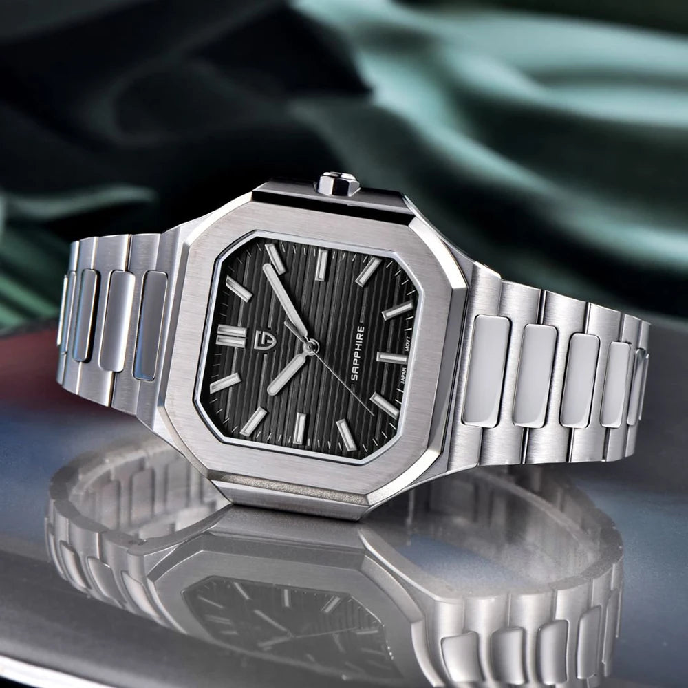 PAGANI DESIGN Fashion Square Business Quartz Men&