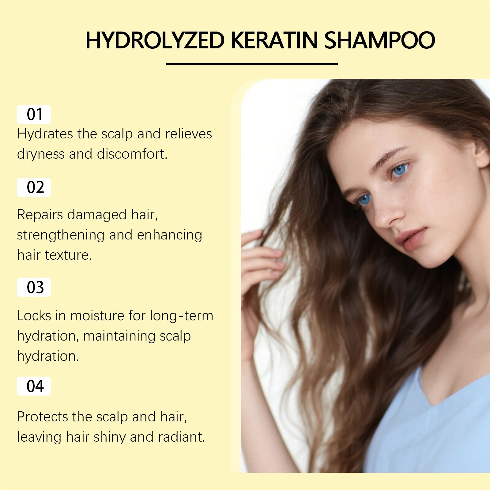 Rosemary Shampoo Thickening Volumizing Nourishing Oil Control Dry Damaged Repair Scalp Cleansing Smoothing Strengthening Shampoo