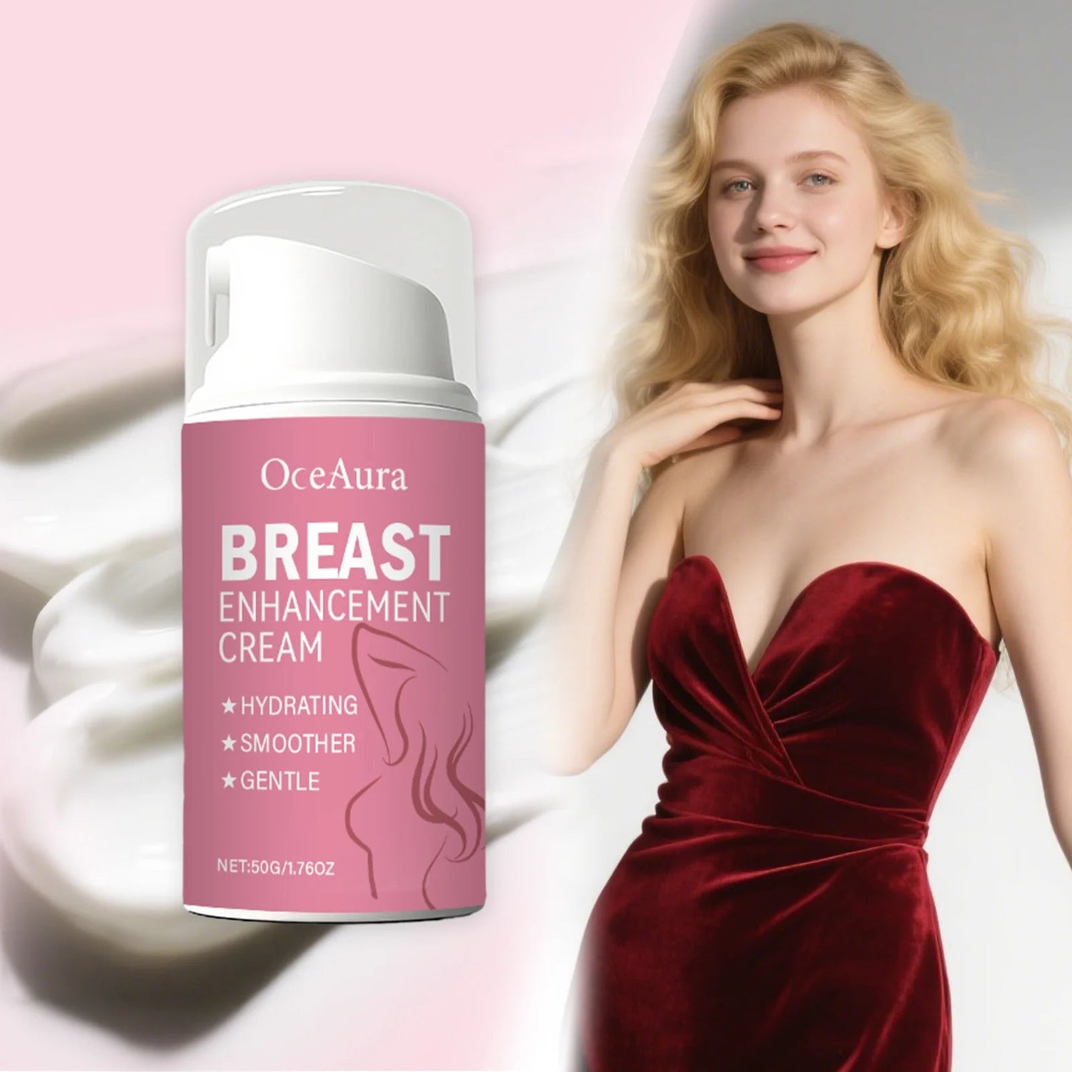 Luxury Bust & Decolletage Cream 50g Retinol Enriched Formula for Skin Nourishment Intensive Moisturizing & Smoothing Bodycare Khamik Shop Online