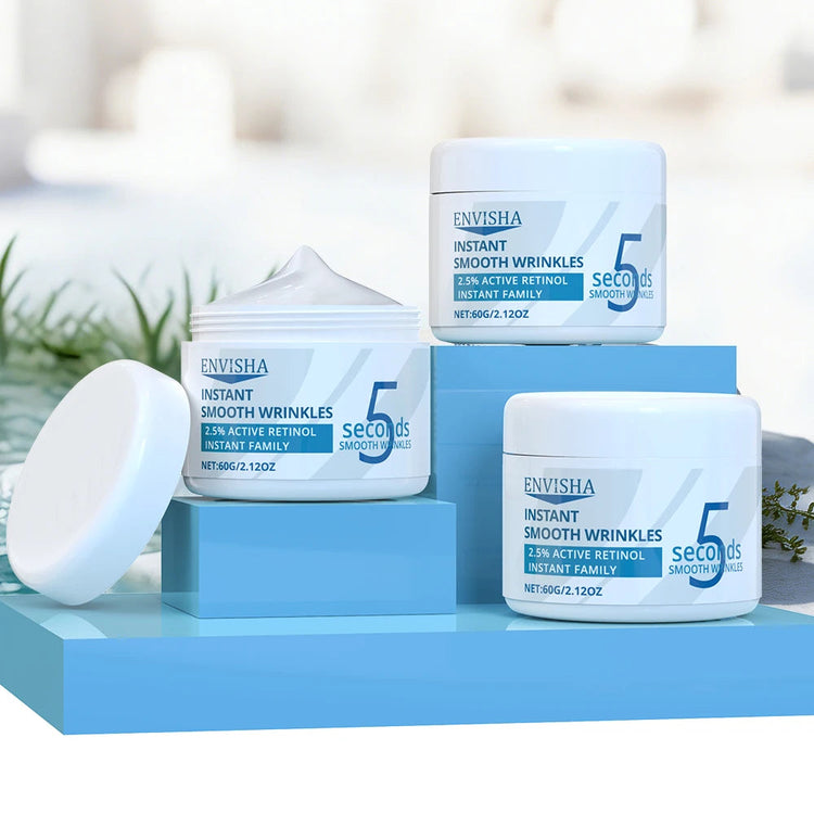 ENVISHA 5 Seconds Retinol Anti-Wrinkle Cream Instant Line Fade Firming Face Fine Skin Smoothing Moisturizing Care Lifting Beauty Khamik Shop Online