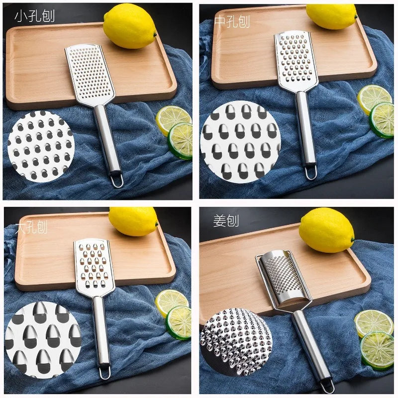Multi-Purpose Cheese Lemon Grater for Fruit Vegetables Stainless Steel Potato Carrot Slicer Peeler Food Crusher Kitchen Gadgets Khamik Shop Online