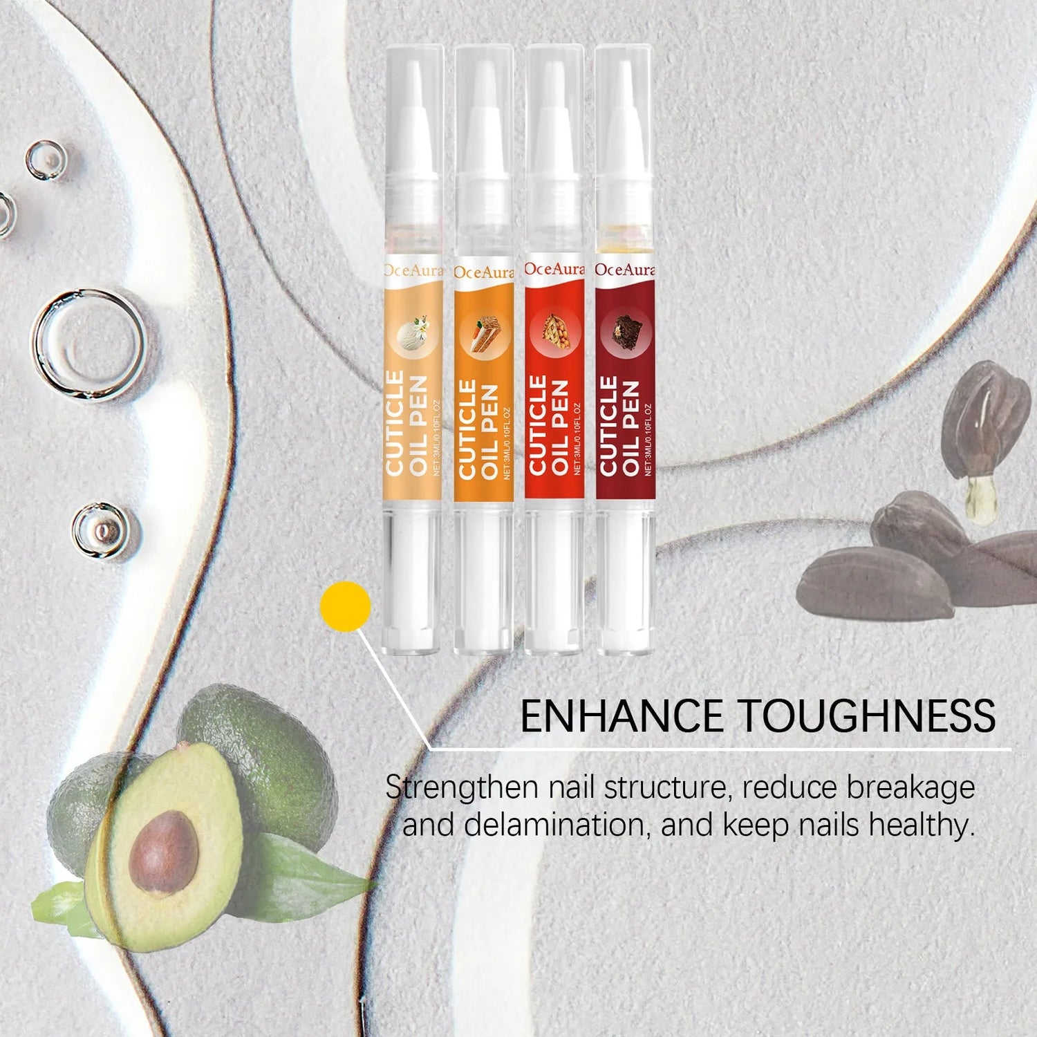 Oceaura Nail Cuticle Care Oil Pen Set Prevent Agnail Nutrition Dry Repairing Damaged Treatment Finger Nail Nourishing Oils Kits Khamik Shop Online
