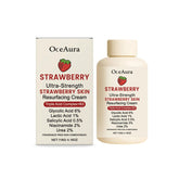 Oceaura Strawberry Body Cream Gentle Moisturizing Lightweight Non-greasy Improve Skin Texture Enhance Smoothness Soft Body Care Khamik Shop Online