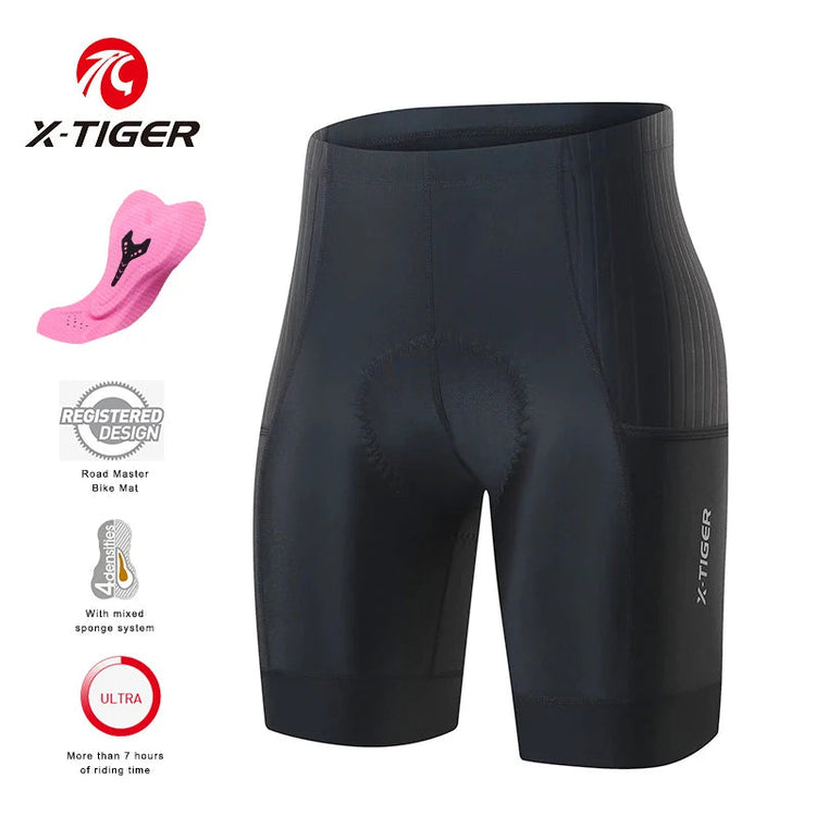 X-Tiger Cycling Shorts Bike Tights Pro Bicycle Shorts Breathable Lycra Sports Women MTB Road Biking Shorts 7 Hours Riding Khamik Shop Online