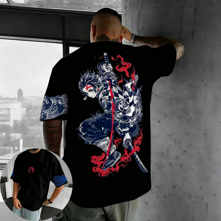 Demon Slayer Anime Graphic T Shirt Man Women Short Sleeve Tee Cotton Streetwear Casual Tops Summer Oversized Fashion Y2k Unisex Khamik Shop Online