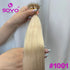 Nano Ring Hair Extensions Human Hair 100 Strands Remy European Straight Hair Natural Blonde Invisible Reusable Khamik Shop Online