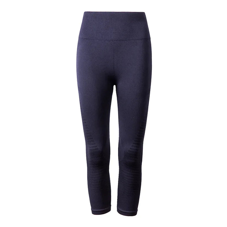 High Waist Seamless Leggings Sport Women Crop Yoga Pants Elastic Stripe Capris Gym Workout Leggings Girls Fitness Running Tights Khamik Shop Online