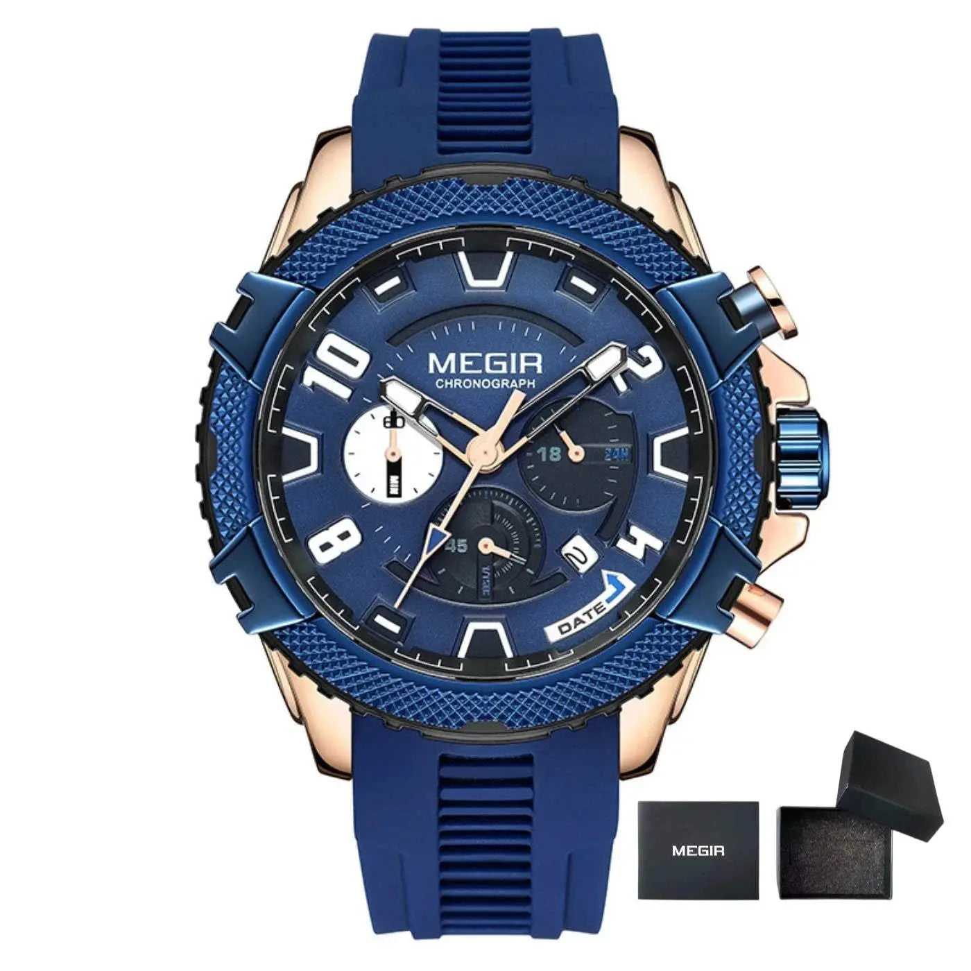 MEGIR 48MM Dial Chronograph Men&