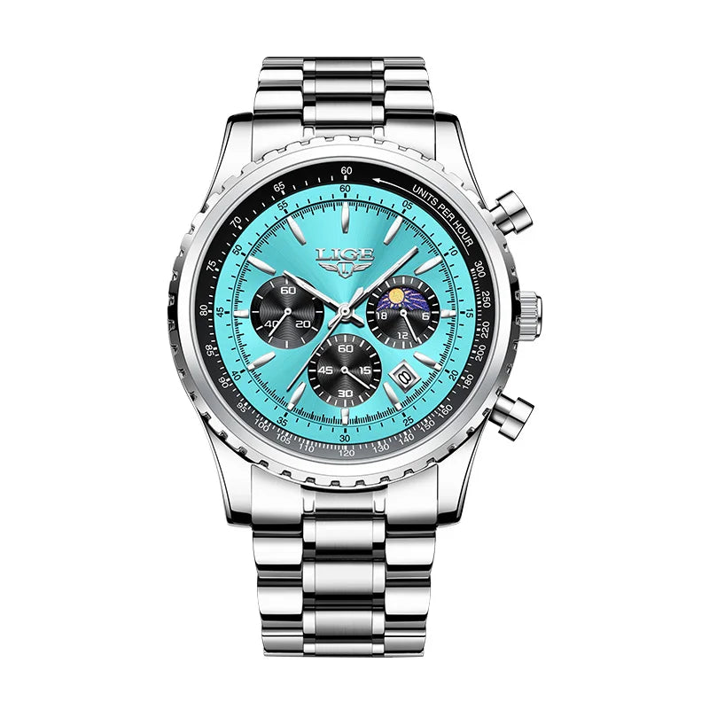 2025  Top Brand Luxury New Men Watch Quartz Man Watches Waterproof Luminous Watch for Men Date Chronograph Sport Wristwatch