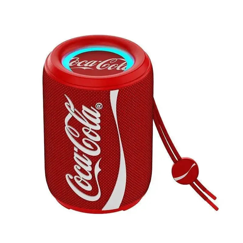New Coke-Cola Collaboration Bluetooth Audio Bluetooth 5.4 RGB Lighting Voice Activation Card Slot Portable Bluetooth Speaker Khamik Shop Online