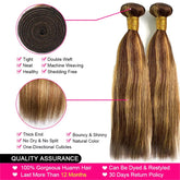 Piano Color 4/27 Straight Bundles Virgin Human Hair Brazilian Hair Weaving Highlight Human Hair 2/3 Bundles Deals For Extensions Khamik Shop Online