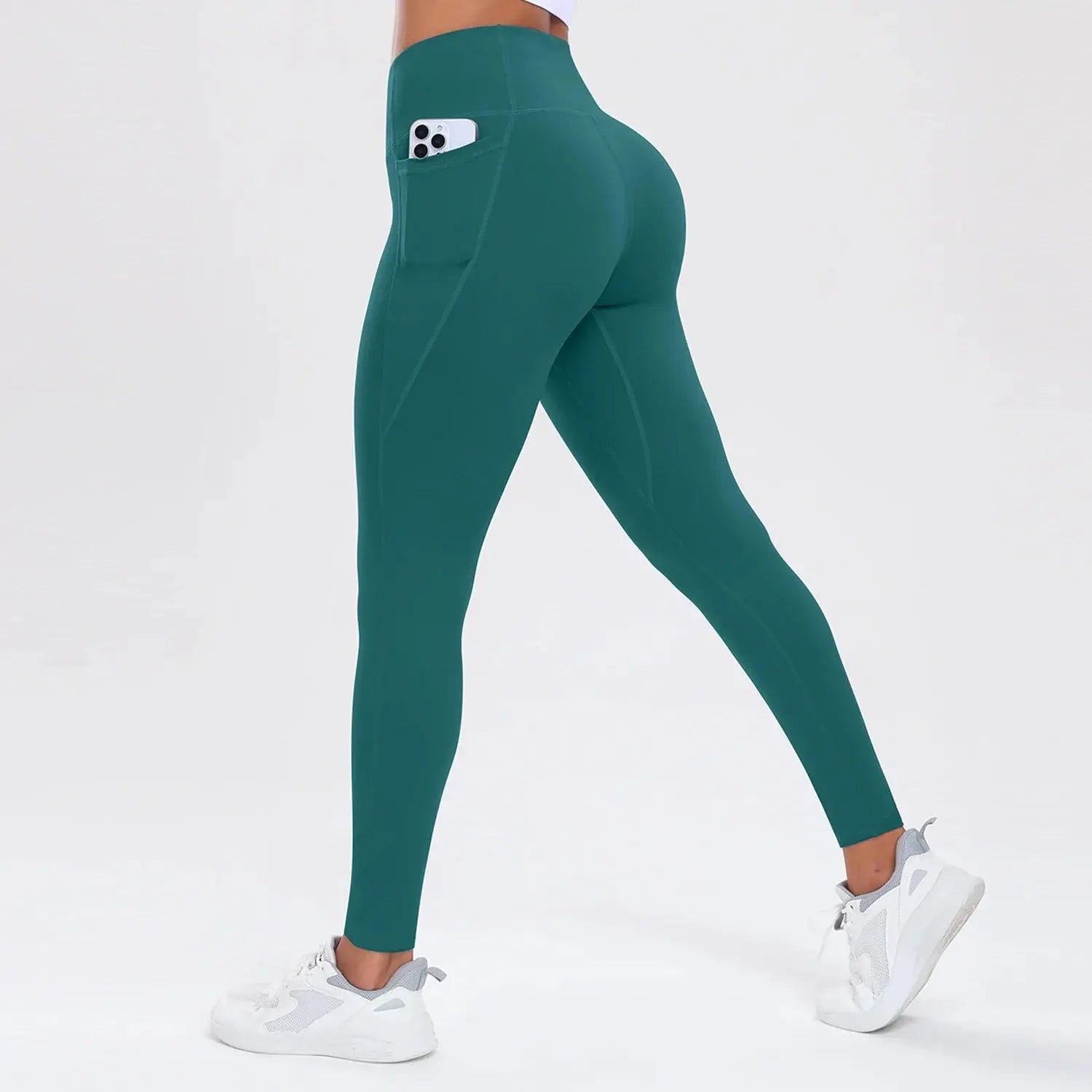 Women Yoga Pants with Pockets Butt Lifting Tummy Control Sports Leggings High Waist Fitness Tights Gym Clothing Sportswer Khamik Shop Online