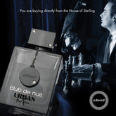 Original Arabic Perfume Armaf Club De Nuit Urban for Man Eau de Parfum Spray 3.6 Ounce long lasting fragrance Cologne Persistence Pheromone Portable Birthday gift Khamik Shop Online
