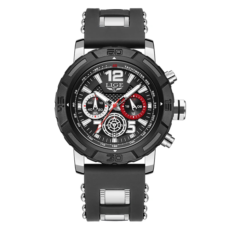 Fashion Luxury Watch for Men Top Brand Big Dial Waterproof Quartz Men'S Watches Stainless Band Calendar Clocks Wristwatches