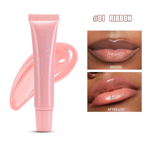 Glossy Lip Glaze Waterproof Long Lasting Lip Gloss Glossy Mirror Tea Periwinkle Abderus