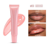 Glossy Lip Glaze Waterproof Long Lasting Lip Gloss Glossy Mirror Tea Periwinkle Abderus