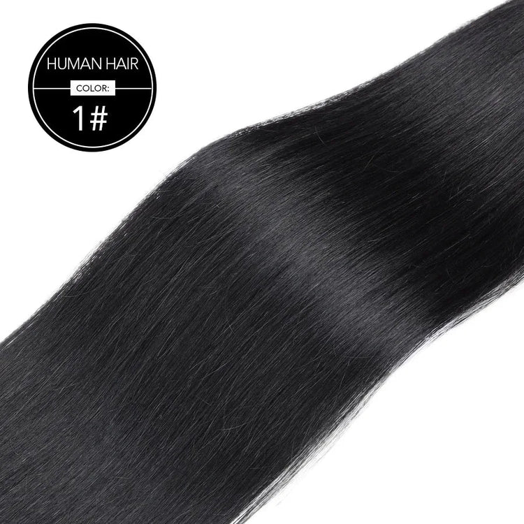 BHF Tape In Hair Extensions Human Hair 20pcs/Pack European Remy Straight Invisible Tape Ins Adhensive 100% Human Hair For Salon Khamik Shop Online