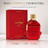 Dumont Nitro Red Pour Homme Eau de Parfum for Men, 3.4 Fl Oz / 100ml, Bold Masculine Fragrance Spray with Red Bottle and Gift Box for Daily Wear, Date Night and Special Occasions Khamik Shop Online