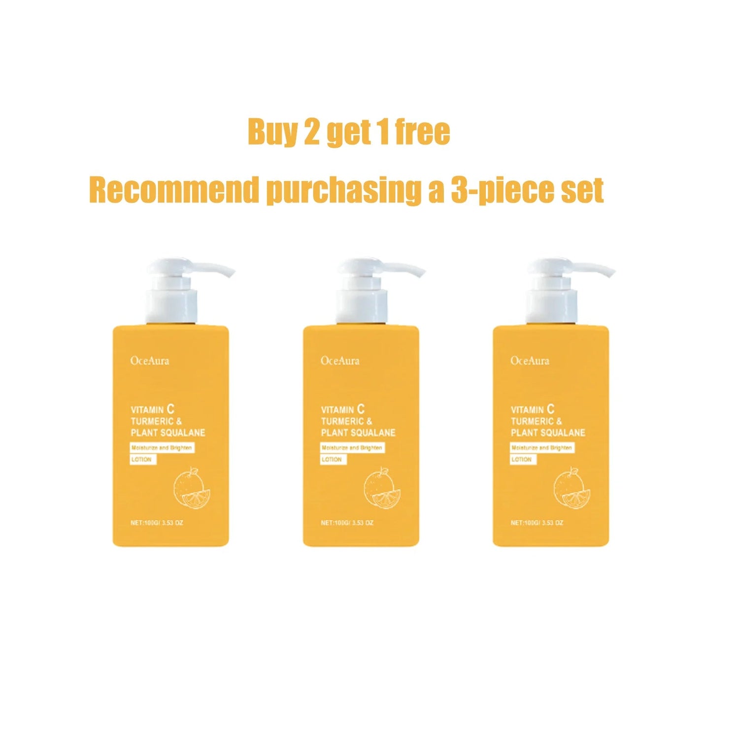 OceAura Vitamin C Brightening Body Lotion Deep Moisturizing Dullness Improving Gentle Exfoliating Even Tone Skin Care Cream 100g Khamik Shop Online