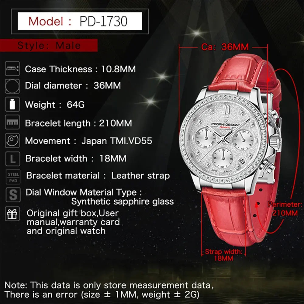PAGANI DESIGN 1730 Fashion Multifunctional Women&
