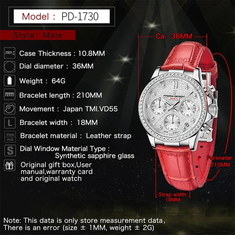 PAGANI DESIGN 1730 Fashion Multifunctional Women&