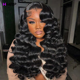 Glueless Wig Pre Plucked Hairline Loose Deep Wave 9x6/13x4 HD Lace Frontal Wig 400 Density Deep Water Wave Curly Human Hair Wig Khamik Shop Online