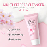 Japan Sakura Facial Cleaner Korean Face Serum Exfoliating Peeling Gel Moisturize Toner Eye Cream Sunscreen Cosmetic SkinCare Set Khamik Shop Online