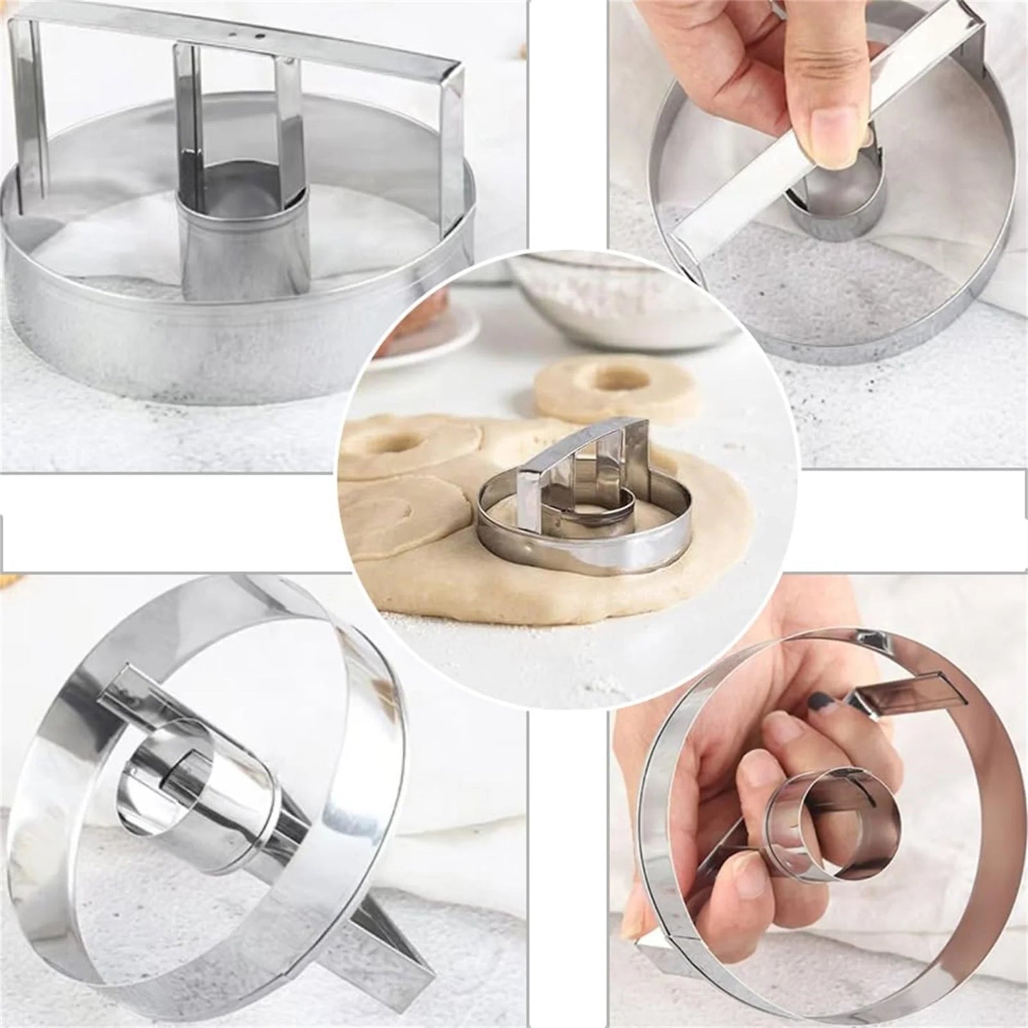 Stainless Steel Cookie Cutter Kitchen Baking Round Donut Mold Daily Durable Multi Functional Baking Mold Home Diy Dessert Tool Khamik Shop Online