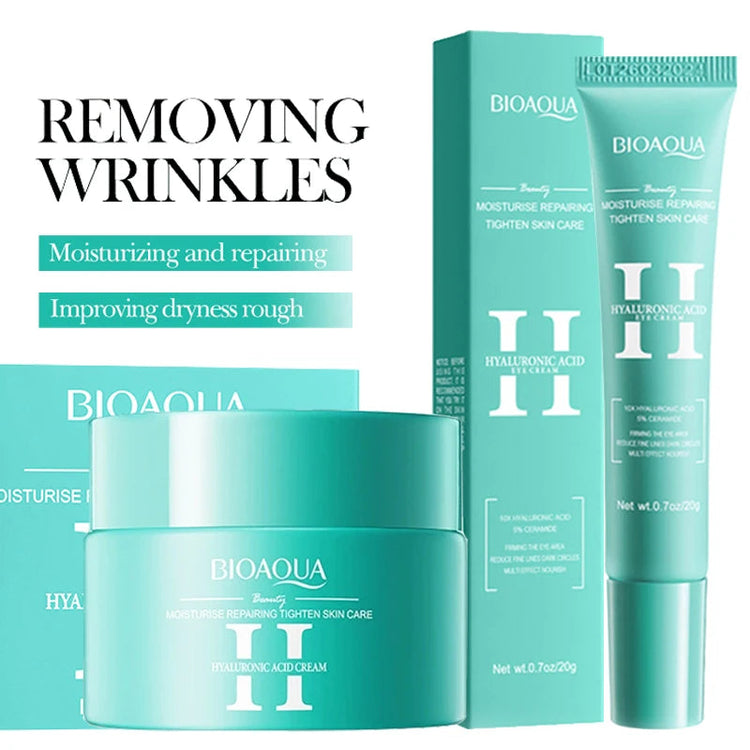 BIOAQUA Retinol Skin Care Sets Moisturizing Hydrating Face Cream Anti-Aging Wrinkle Dark Circles Eye Cream Travel Size Skin Care Khamik Shop Online