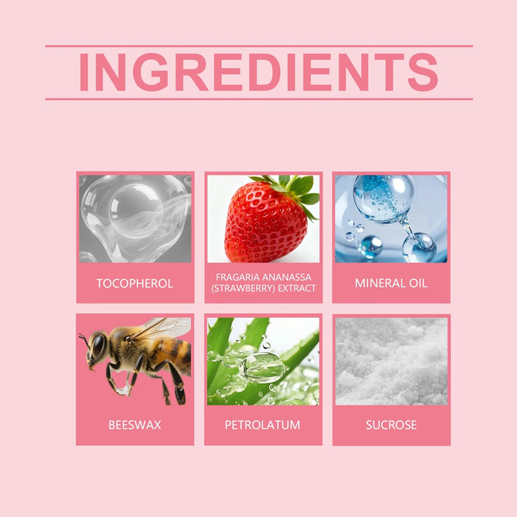 Strawberry Lip Scrub Exfoliating Preventing Drying Cracking Improve Dullness Remove Dead Skin Moisturizing Brightening Lip Care Khamik Shop Online