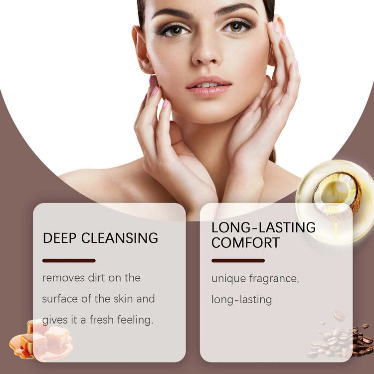 OCEAURA Coffee Body Care Soap Deep Cleaning Remove Odors Improve Roughness Oil Control Brighten Skin Smooth Body Nourishing Soap Khamik Shop Online