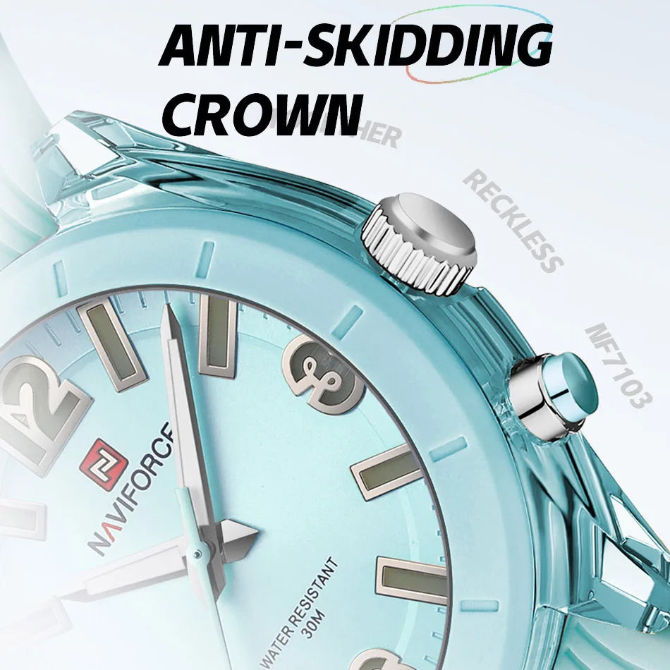 Women'S Waterproof Watch Fashion Casual Luminous Display Quartz Wristwatch with Silicone Band Reloj Mujer High Quality
