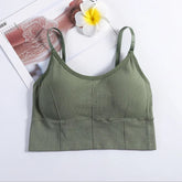 Women Sexy Crop Tops Bra Tube Top Female Streetwear Sleeveless Seamless Sports Bra Crop Camis Top Tee Bandeau Top Basic Tank Khamik Shop Online