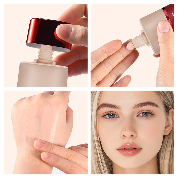 Soft Matte Face Liquid Foundation Facial Makeup Periwinkle Abderus