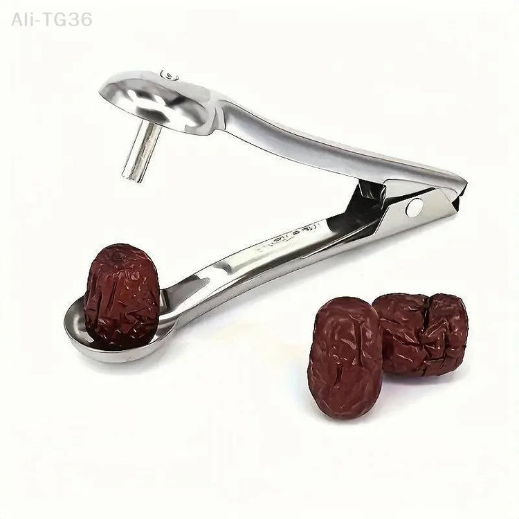NexaHome Stainless Steel Cherry Fruit Kitchen Pitter Remover Olive Corer Remove Pit Tool Seed Gadge xkdae Khamik Shop Online