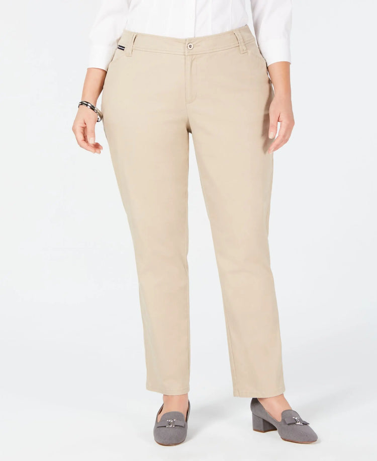 Charter Club Plus Size Chino Pants Amber Chrysippus