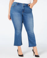 Plus Size Ankle Boot-Cut Jeans Amber Chrysippus