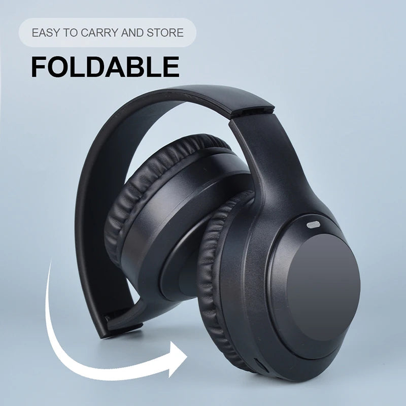 Over Ear HIFI Stereo M5 Headsets Wireless Bluetooth 5.3 Headphones Sports Gaming Earphones Support TF/AUX noise reduction Khamik Shop Online