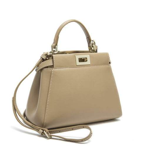 High Quality Cowhide Messenger Bag For Women Maroon Asteria