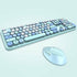 Spring Multi Wireless Keyboard And Mouse Set Salmon Lucky