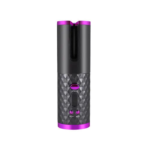 Rechargeable Automatic Hair Curler Women Portable Hair Curling Iron Periwinkle Abderus