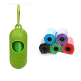 Pet Trash Bag Dog Poop Bags For Waste Refuse Cleanup Pear Daisy