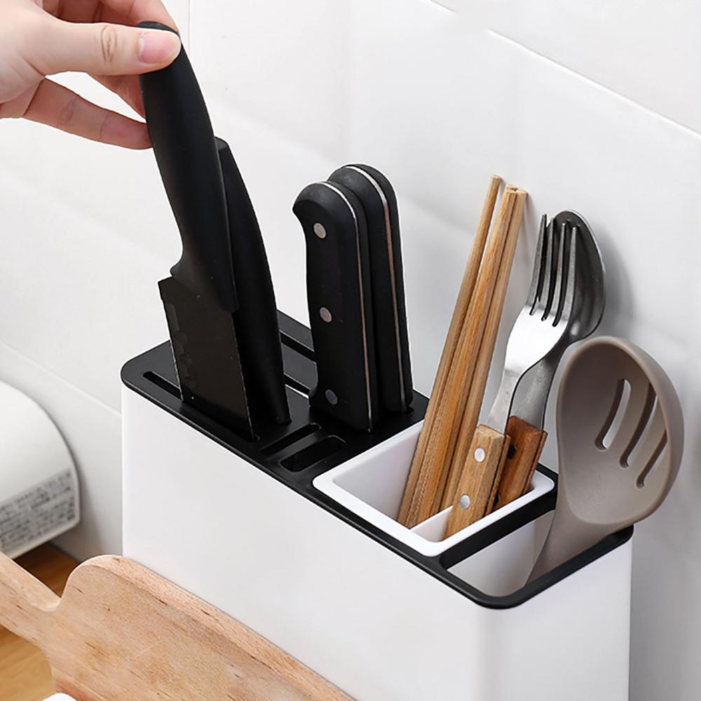 Tableware Storage Holders Kitchen Knife Storages Racks Maroon Asteria