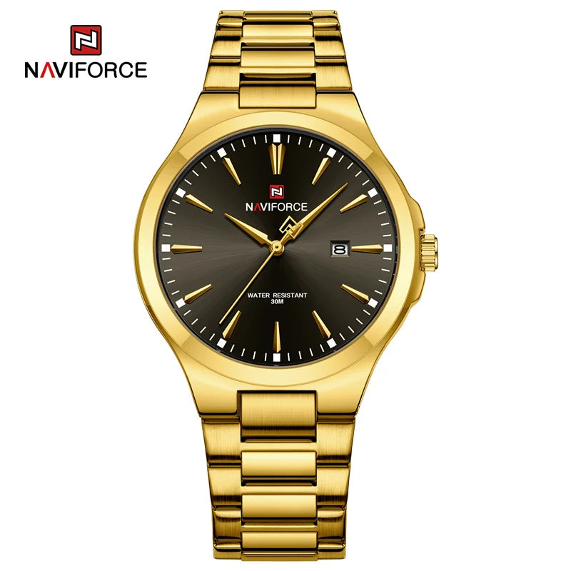 Original Design Fashion Men'S Watches Stainless Steel Simple Calendar Male Waterproof Wristwatches Relogio Masculino