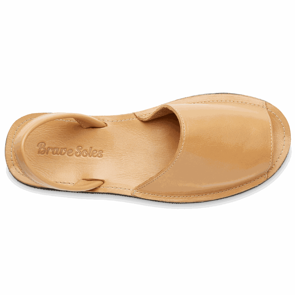 The Avarca – Footwear | Leather Maroon Perses